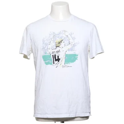 T-shirt (Blanc, Multicolore) de Nakata Coton