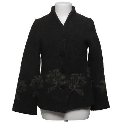 Strickjacke (Grau) von Consequent Baumwolle, Wolle