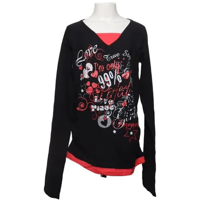 Langærmet t-shirt (Girls Forever) fra X-Mail Bomuld, Elastan