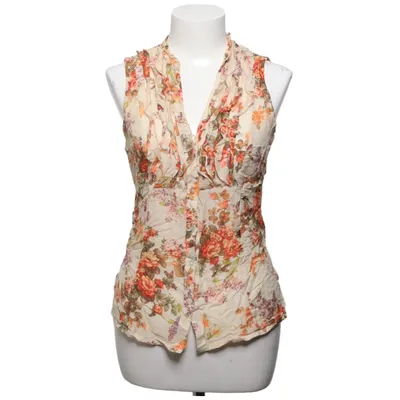Topp (Beige, Flerfärgad) från Hallhuber Donna Bomull, Silke