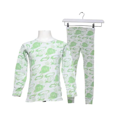 Pyjamas (Grön, Vit) från Duns Sweden Bomull
