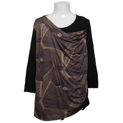 Top (Zwart, Beige) van Signature Experience Elastaan, Viscose