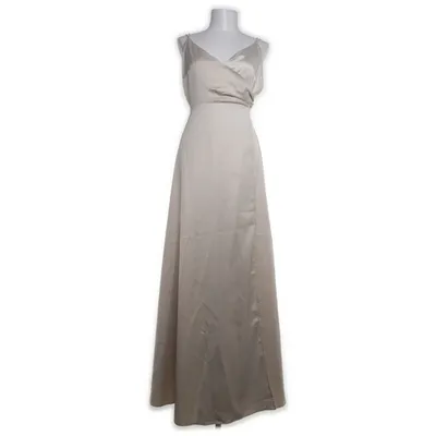 Evening gown (Beige) from Bubbleroom Elastane, Recycled polyester