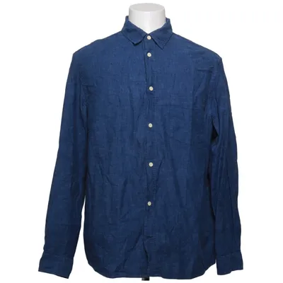 Chemise (Bleu) de L.O.G.G by H&M Coton, Lin