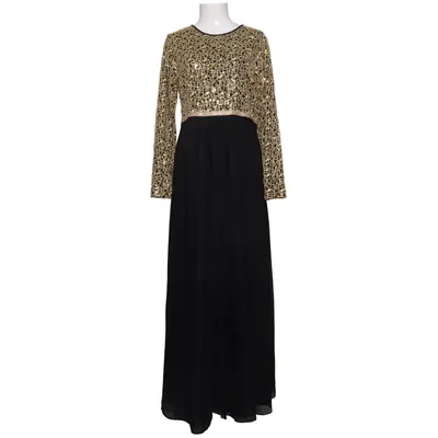 Evening gown (Black, Gold) from Meksila