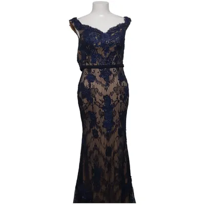 Abendkleid (Blau, Beige) von Anny Lee Polyester