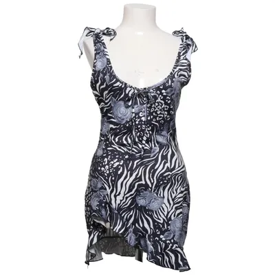 Kjole (Sort, Hvid, Grå) Elastan, Polyester