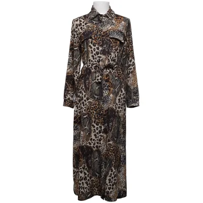 Shirt dress (Brown, Black, Beige) from Venessa Nucci Elastane, Polyester