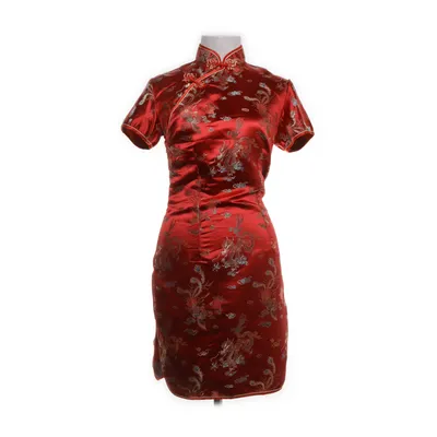 Cheongsam (Röd, Flerfärgad) från Tangyi Polyester