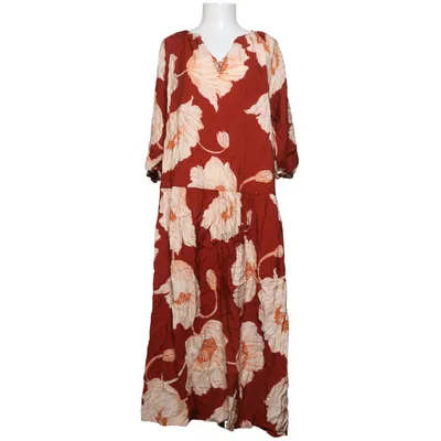 Maxi dress (Red, White) from Lindex Polyamide, Viscose