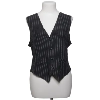 Gilet de costume (Gris, Blanc) de Jennifer Acrylique, Coton