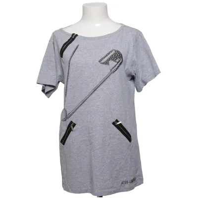 T-shirt (Grijs) van Atos Lombardini Katoen
