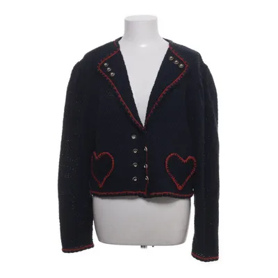 Cardigan (Blauw, Rood) van Julius Lang Katoen, Linnen, Viscose, Wol
