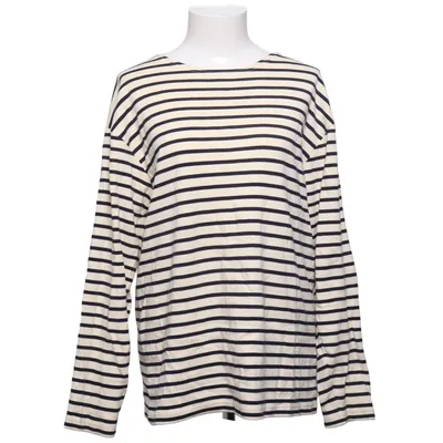 Langærmet t-shirt (Hvid, Blå) fra Armor Lux Bomuld