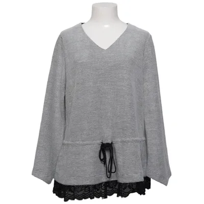 Sweater (Sort, Hvid) fra ADA Fashion Polyester