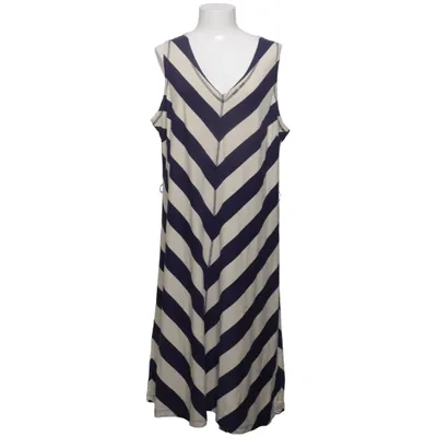 Robe longue (Bleu, Beige) de Ellos Plus Collection Coton, Élasthane, Viscose