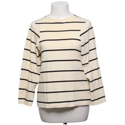 Long sleeve T-shirt (Beige, Black) from Totême Cotton