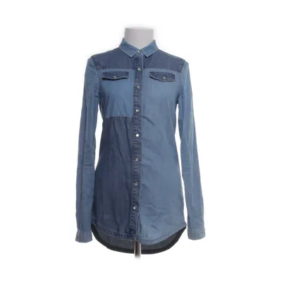 Denim blouse (Blauw) van Kiomi
