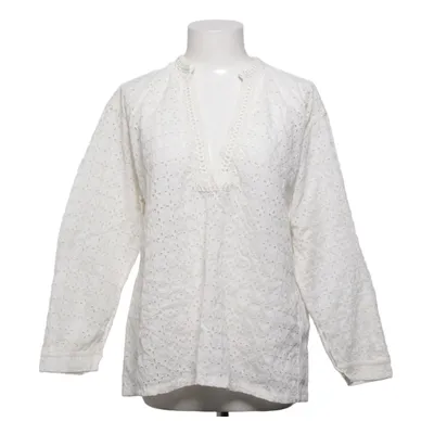 Blouse (White) from Zara Cotton, Polyamide, Viscose