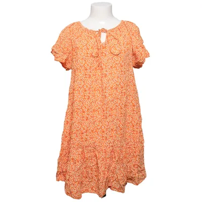 Jurk (Oranje, Meerkleurig) van Made in italy Katoen