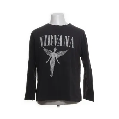 Lange mouwen shirt (Grijs) van Nirvana Katoen