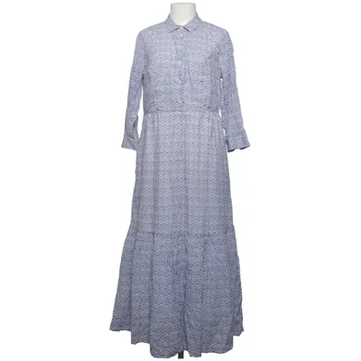 Robe longue (Bleu, Blanc) de Heine Coton