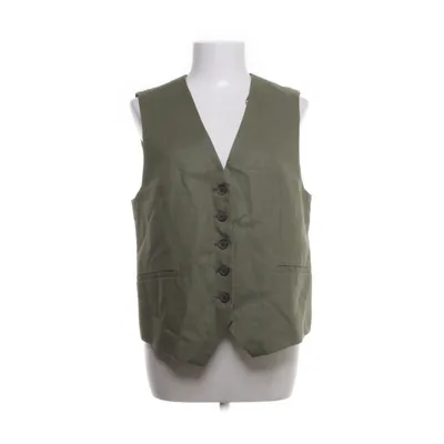Kostuumgilet (Groen) van Zara Linnen, Viscose