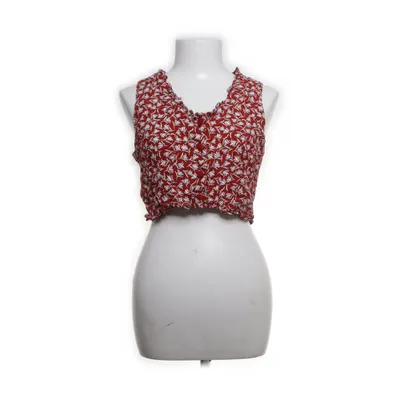 Crop top (Röd, Vit) från Savann Viskos