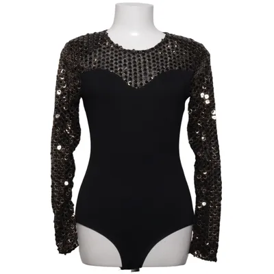 Body (Schwarz, Gold) von Mint & Berry Elasthan, Polyamid, Polyester