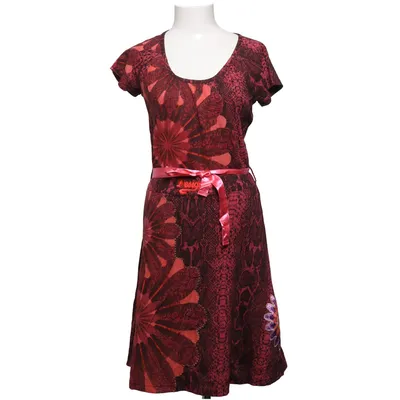 Dress (Purple, Multicolored) from Desigual Cotton, Viscose