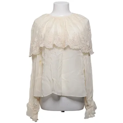 Blouse (Beige) van Zara Polyamide