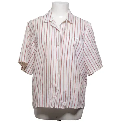 Kortærmet skjorte (Hvid, Rød) fra Oscar of Sweden Polyester