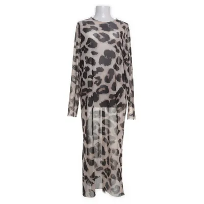 Maxi dress (Brown, Beige) from Neo Noir Elastane, Polyester