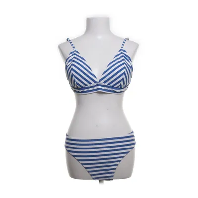 Bikini (Blå, Vit) från Cupshe Elastan, Nylon, Polyester