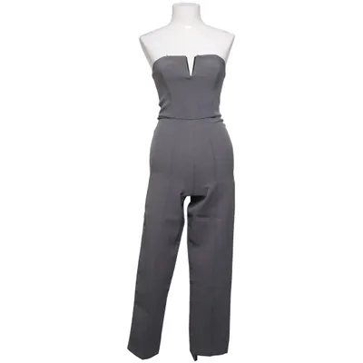 Jumpsuit (Gray) from Rare London Elastane, Polyamide, Polyester, Viscose