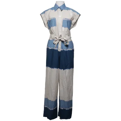 Byxdress (Blå, Beige) från Massimo Dutti Bomull