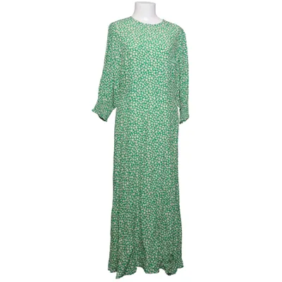 Maxi jurk (Groen, Wit) van Mango Viscose