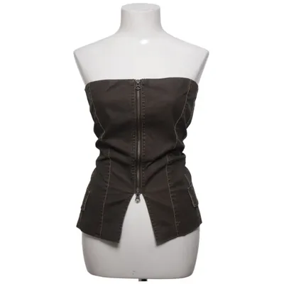 Tubtopp (Meghan Zip Corset) från Weekday Bomull, Elastan