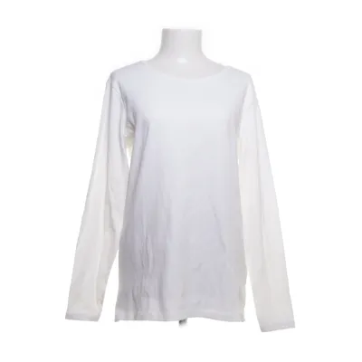 Langærmet t-shirt (Hvid) fra H&M Basic Bomuld, Elastan