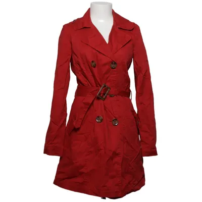 Trenchcoat (Rood) van Chillin Katoen, Polyester