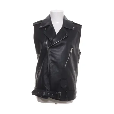 Biker gilet (Zwart) van Drôle de Copine Polyurethaan, Viscose