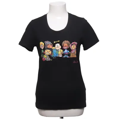T-shirt (Black, Multicolored) from Liu Jo Cotton, Elastane
