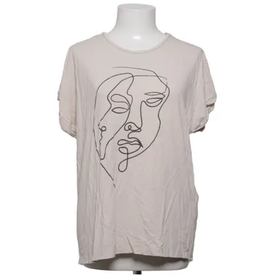 T-shirt (Beige) from ADPT Elastane, Viscose