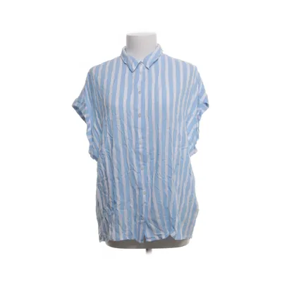 Kortærmet skjorte (Blå, Hvid) fra Tom Tailor Viscose