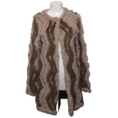 Kofta (Beige, Brun) från Caroline Biss Akryl, Kaninpäls, Ull