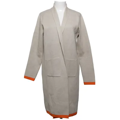 Cardigan (Beige, Orange) from Zwillingsherz Polyamide, Polyester, Viscose