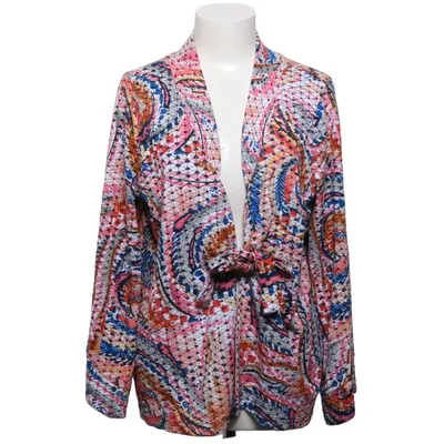 Wrap cardigan (Pink, Multicolored) from Mingel Elastane, Polyester, Viscose
