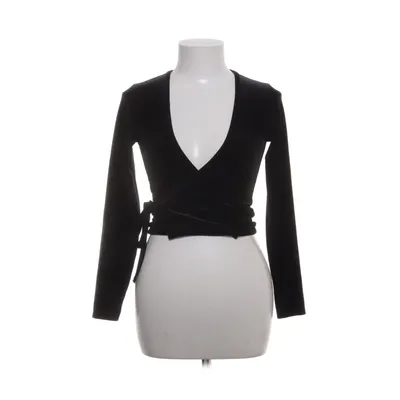 Wikkeltop (Zwart) van American Apparel Elastaan, Polyester