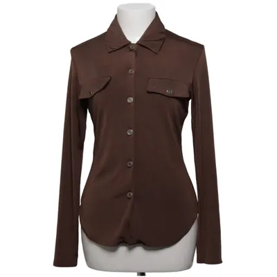 Skjorte (Brun) fra Sinclair Elastan, Polyester