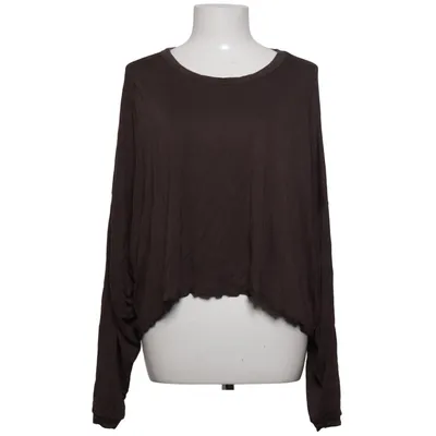 T-shirt à manches longues (Marron) de NA-KD Élasthane, Viscose